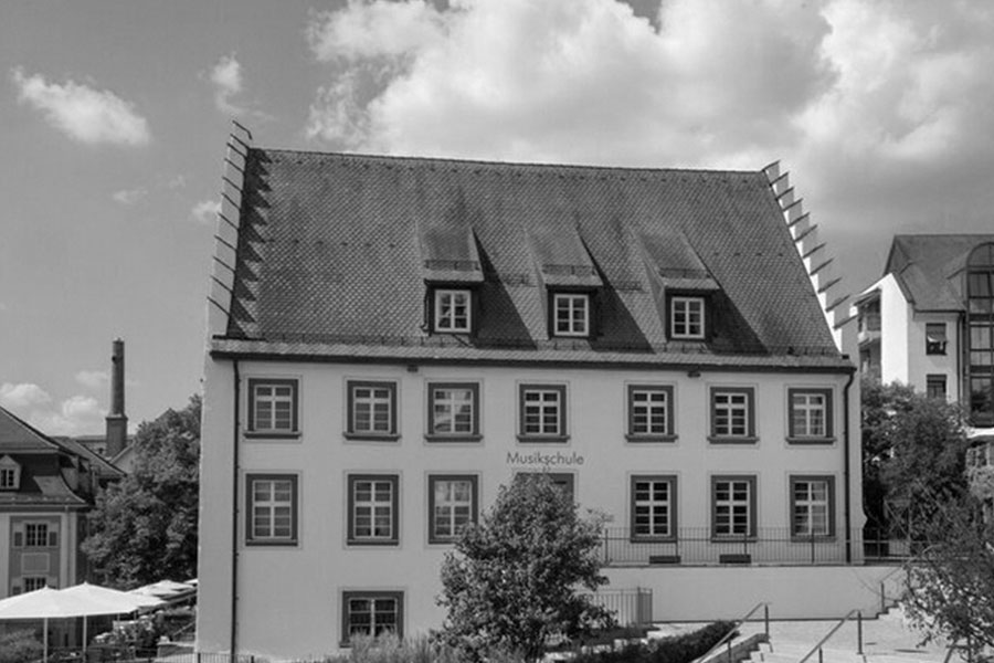 Altes Bild der Musikschule Donaueschingens