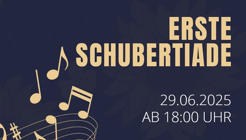 Einladung zur Ersten Schubertiade am FG am 29.06.2025