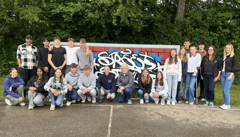 Einweihung des neuen Boulderturms am FG