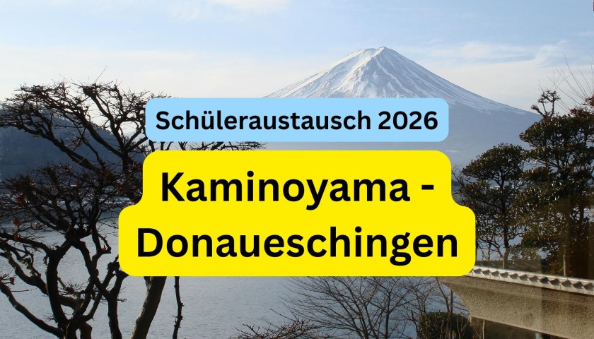 Header Schüleraustausch mit Japan 2026 Aufruf