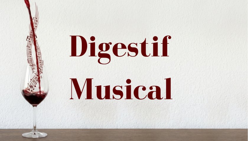 Deko Einladung Digestif Musical