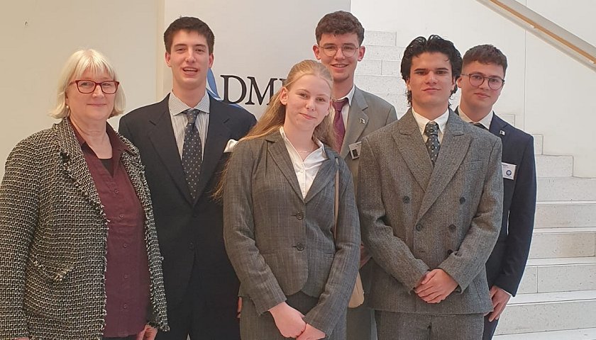 Gruppenfoto der Donaueschinger Delegation bei MUNBW 2026