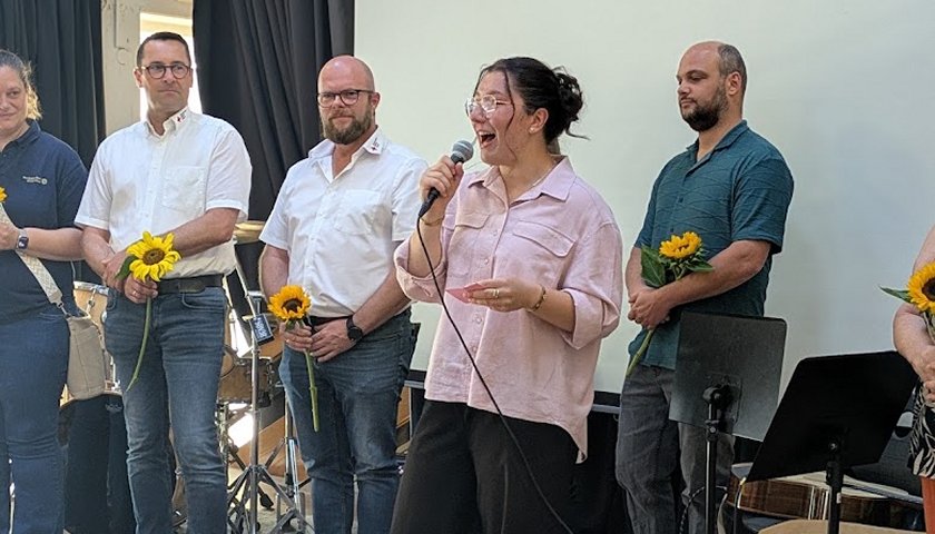 Schülersprecherin Layla Karaki