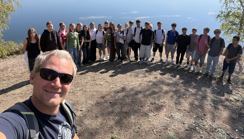 Wandertag 2026: Zehntklässler am Riedsee