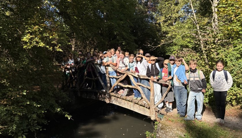 Wandertag 2026: Klasse 5b im Schlosspark