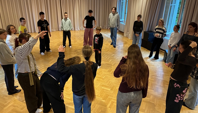 Theaterproben Workshop auf Schloss Rotenfels